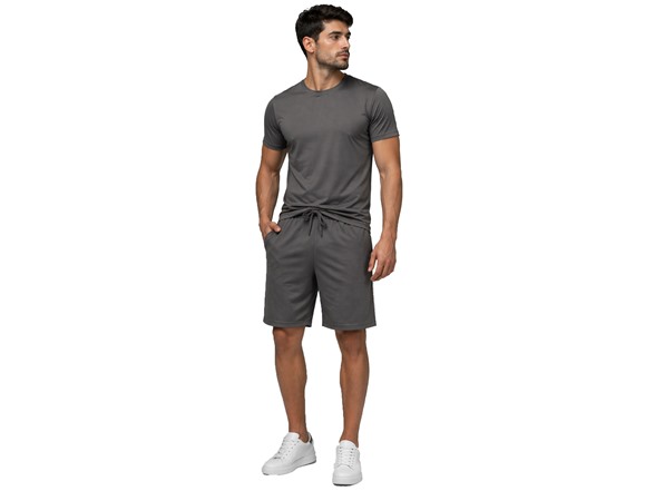 2Pc Or 4Pc Mens Poly Tech Lounge Set