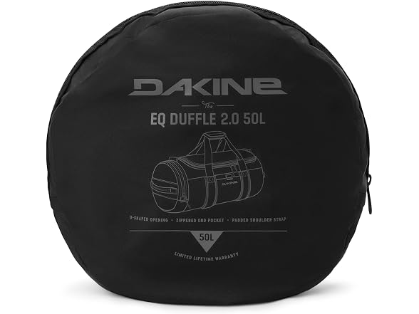 Dakine EQ Duffle 2.0 50L Packable Gym & Travel Duffel Bag