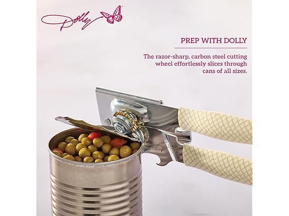 Dolly Parton Compact Can Opener Crisscross Design