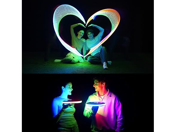 TOSY LED Flying Disc, 175g, Rechargeable