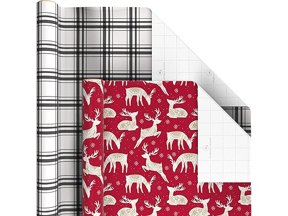 Hallmark Recycled and Recyclable Christmas Wrapping Rolls