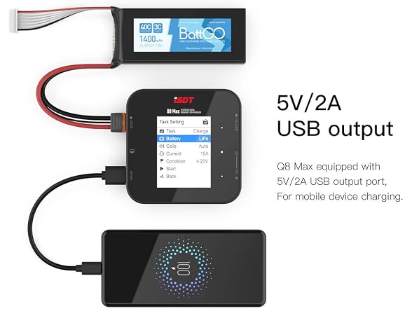 ISDT Q8 Max Smart Charger 1000W 1-7(8)