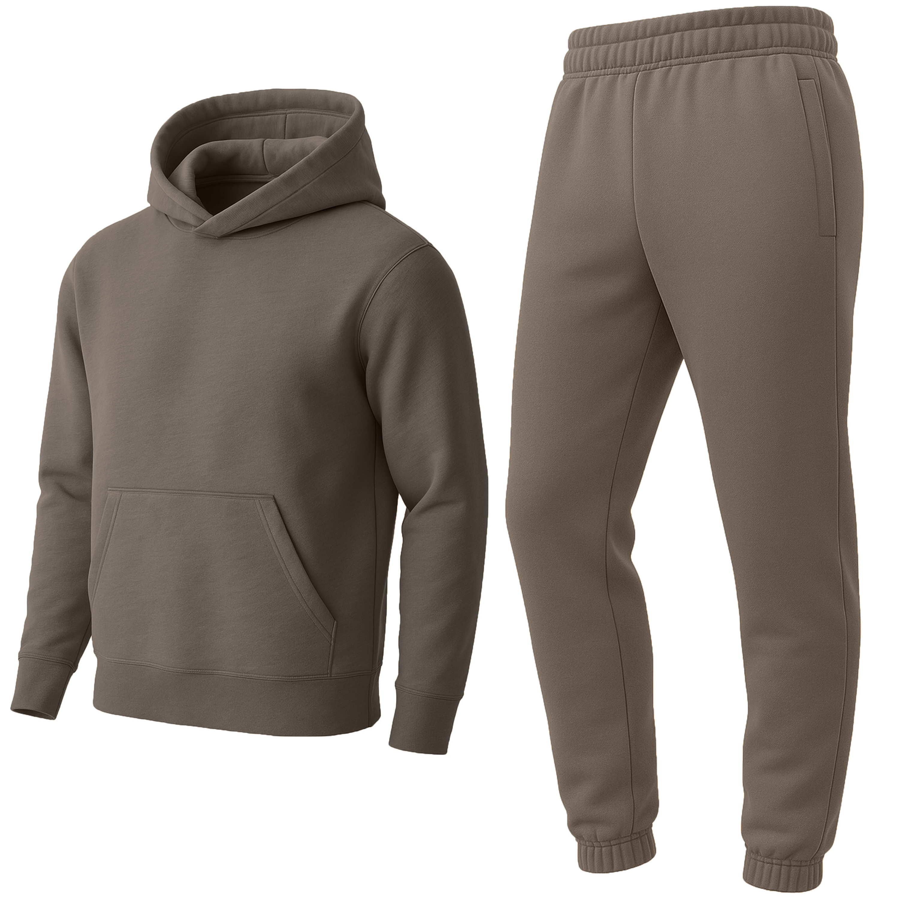 Mens Fleece-Lined Classic Hoodie/Jogger Set - Gallery 33