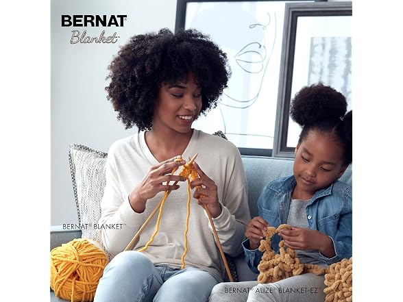 Bernat Blanket Bright Yarn, Waterslide Varg