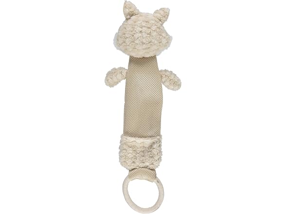 Cudlie Plush Dog Toy with 3D Animal Head- Fox