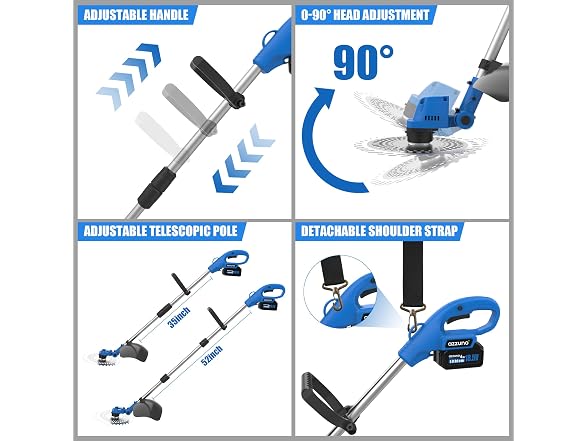 AZZUNO 21V Electric Weed Wacker