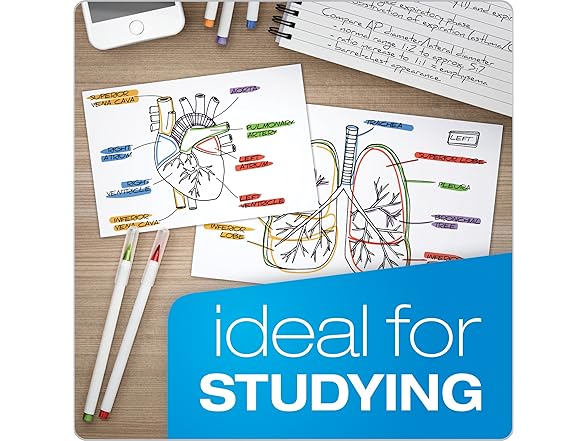 Oxford Blank Index Cards, 4" x 6"