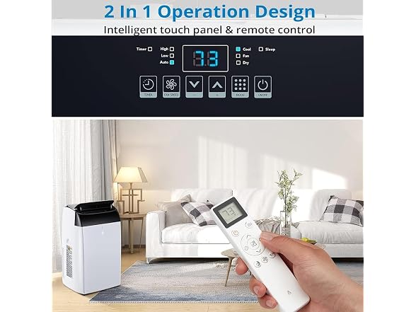 AutoSteelix Portable Air Conditioner 14,000 BTU, AC