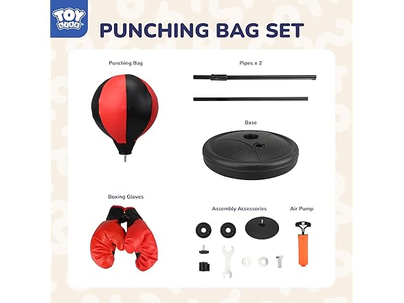 TOY Life Kids Punching Bag Set