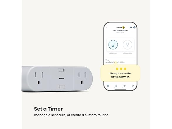 Safety 1st Connected Dual Smart Outlet