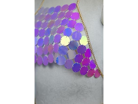 Connie Gold Sequin Body Chain