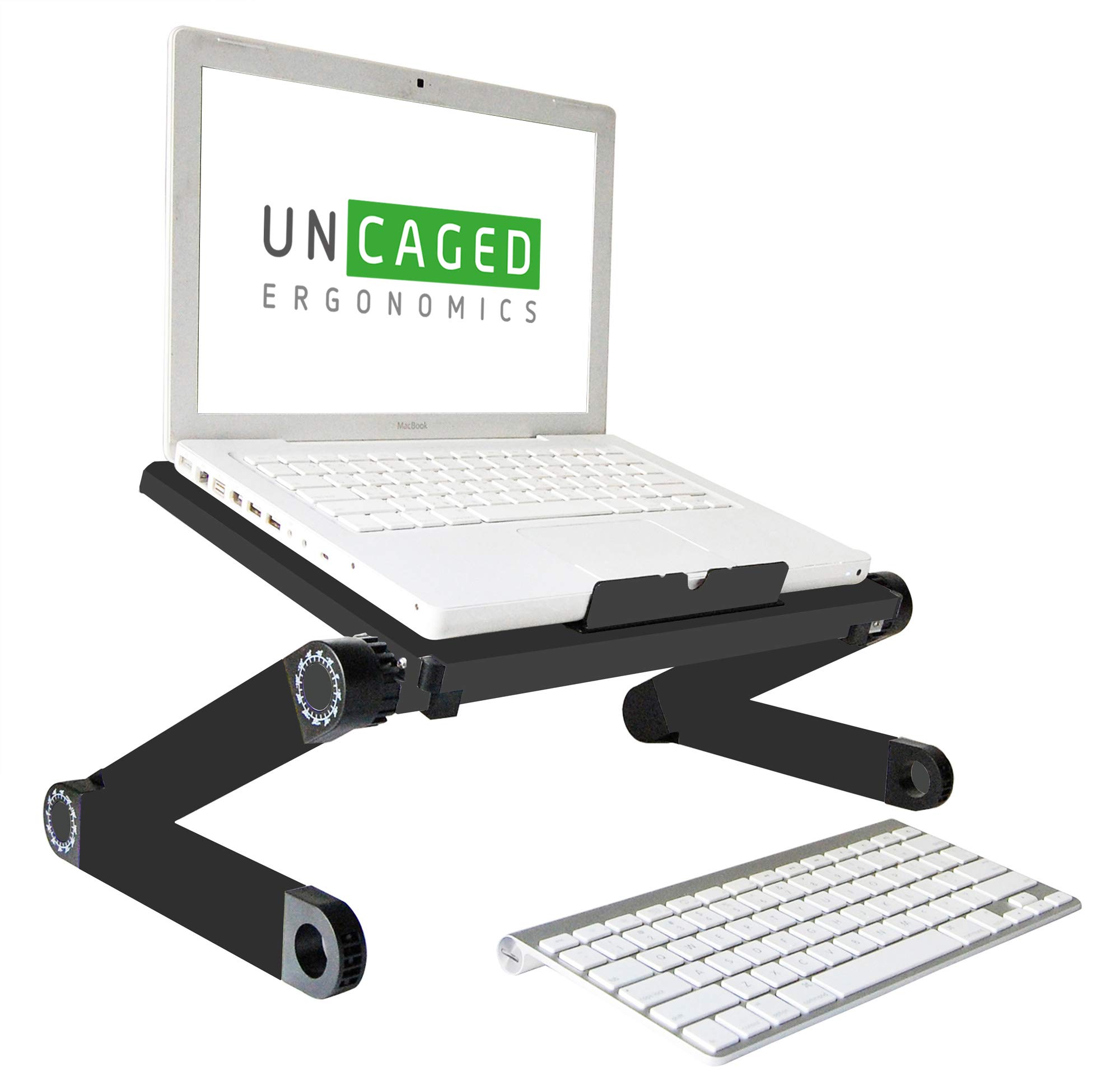 WorkEZ Light Laptop Stand Lap Desk Black - Gallery 11