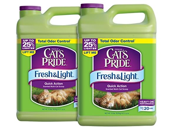 Cat's Pride Fresh and Light Multi-Cat Premium Scoopable Litter