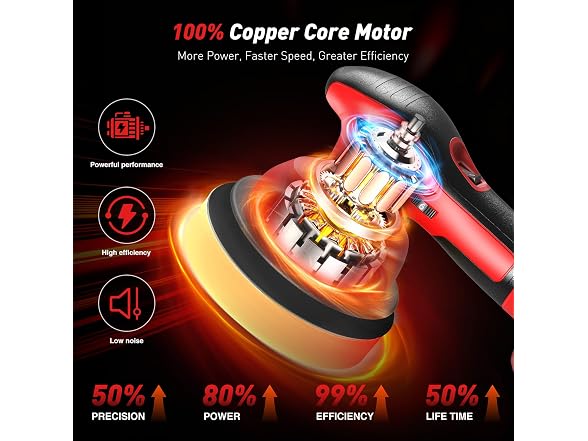 6 Inch Cordless Car Buffer Polisher