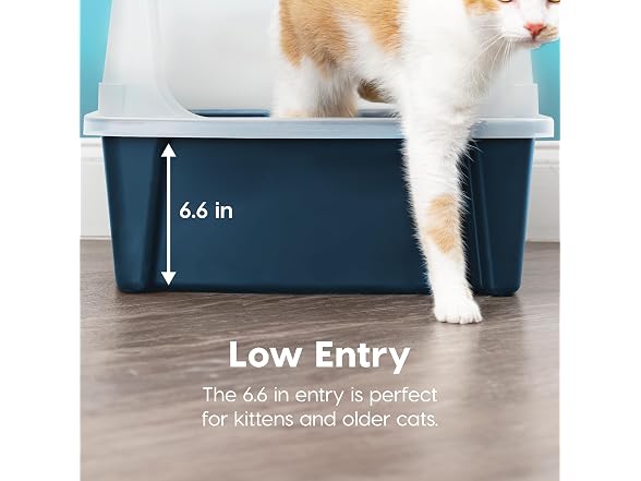 IRIS USA Extra Large Litter Box XXL Open Top