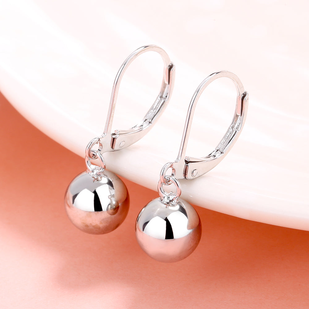 Sterling Silver Drop and Dangle Sphere - Gallery 4