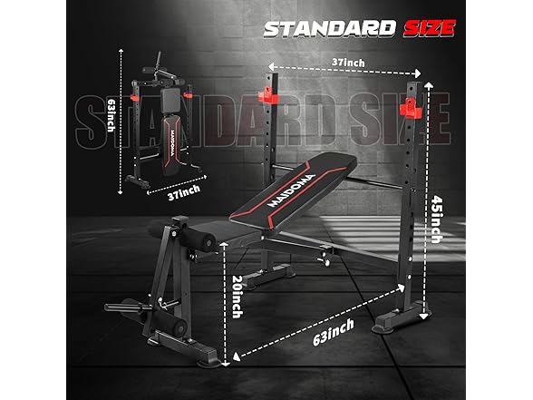 MAIDOMA 750LBS Weight Bench