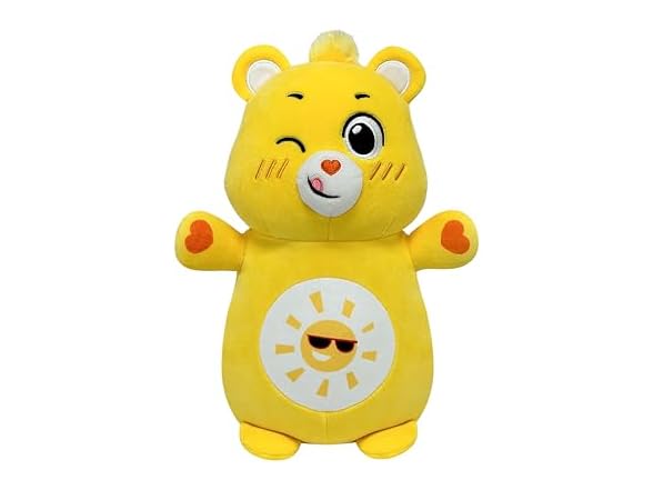 Squishmallows Original Care Bears 10in Funshine Bear