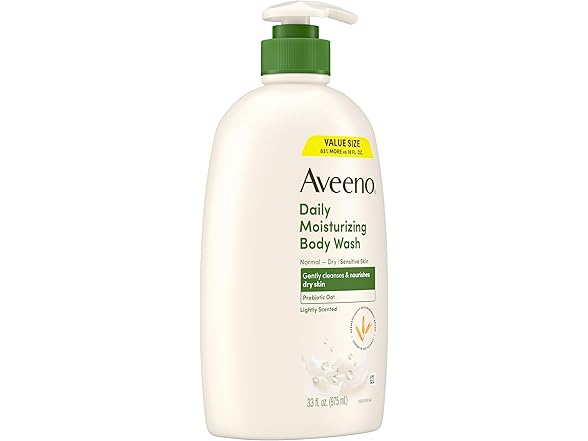 Aveeno Daily Body Wash Prebiotic Oat, 33oz