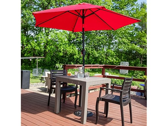 Sunnydaze Decor SUP-363 Square Outdoor Table Light Gre