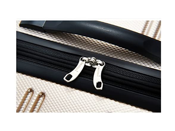 Rockland Melbourne Hardside Luggage, Champagne, 2 Piece