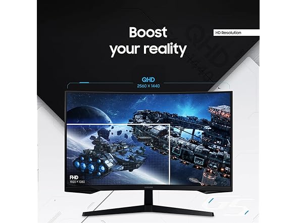 Samsung 32" QHD Curved Monitor | LS32CG550ENXZA