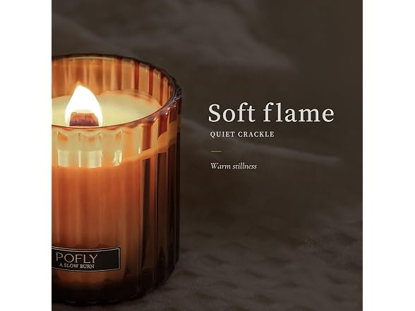 POFLY French Lavender Scented Candle
