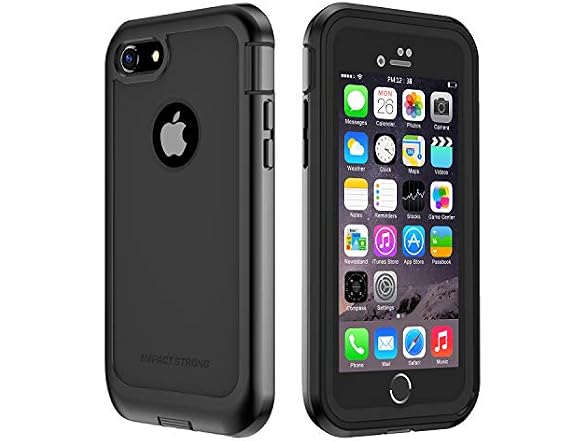 ImpactStrong for iPhone 7/8 Case, Ultra (Black)