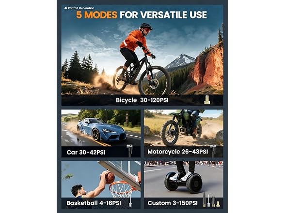 NOBIWA Tire Inflator Portable Air Compressor