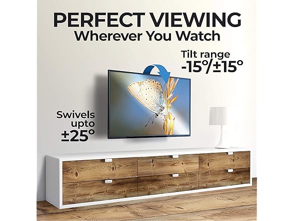 Amazon Basics Amazon Basics - Swivel and Tilt TV Wall