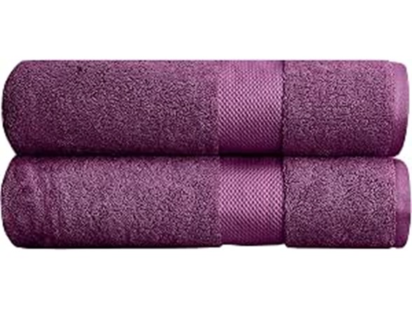 Bumble Combed Cotton Thick Bath Towels- 2PK