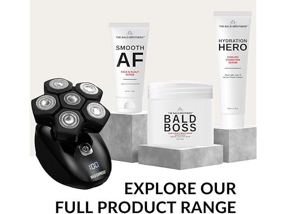 The Bald Brothers The Bald Express Electric Head Shavers