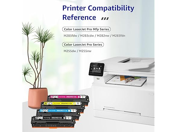 CMYBabee 206A Toner Cartridges 4 Pack