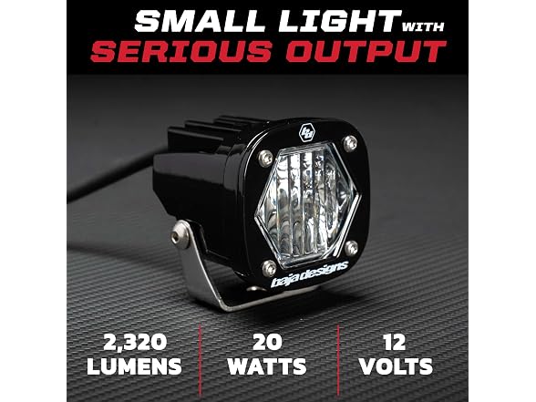 Baja Designs S1 Black LED Light Pod for