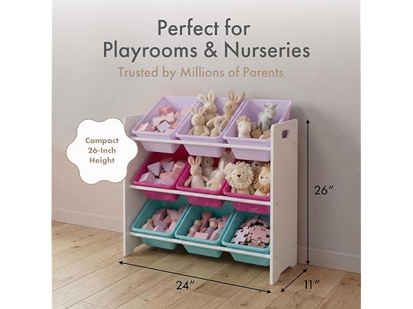 Humble Crew Kids Toy Organizer 9 Bins