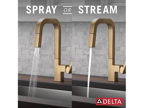 Delta Junction Brushed Gold Kitchen