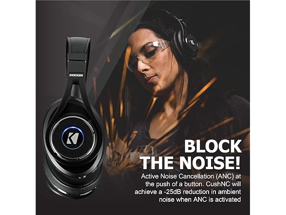 Kicker CushNC Over-Ear Bluetooth