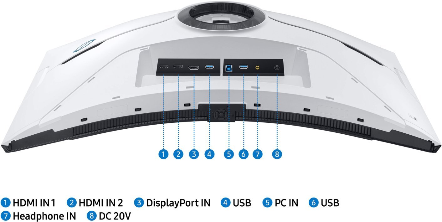 Samsung Odyssey Neo G8 32" Curved 4k UHD Gaming Monitor - Gallery 7