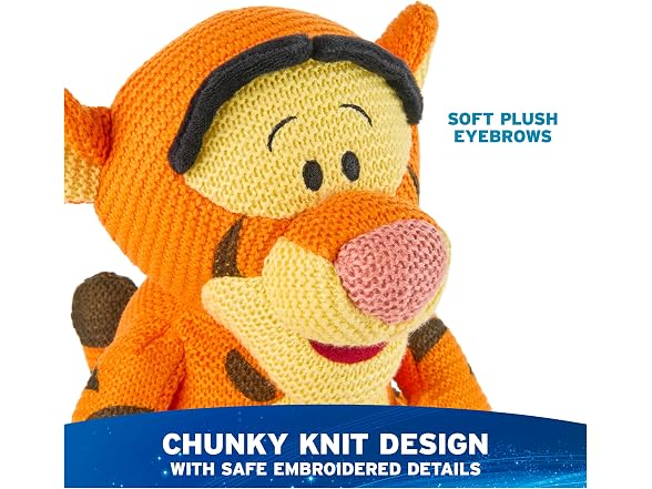GUND Disney Official Tigger Knit Plush,10"