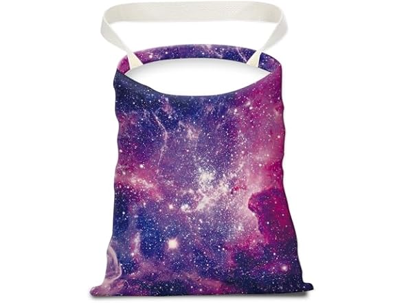 Car Trash Can Seat Back Purple Galaxy
