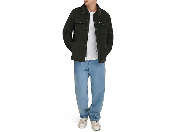 Levis Mens Corduroy Shirt Jacket