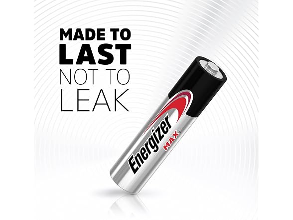 (48 Batteries) Energizer MAX AAA Batteries