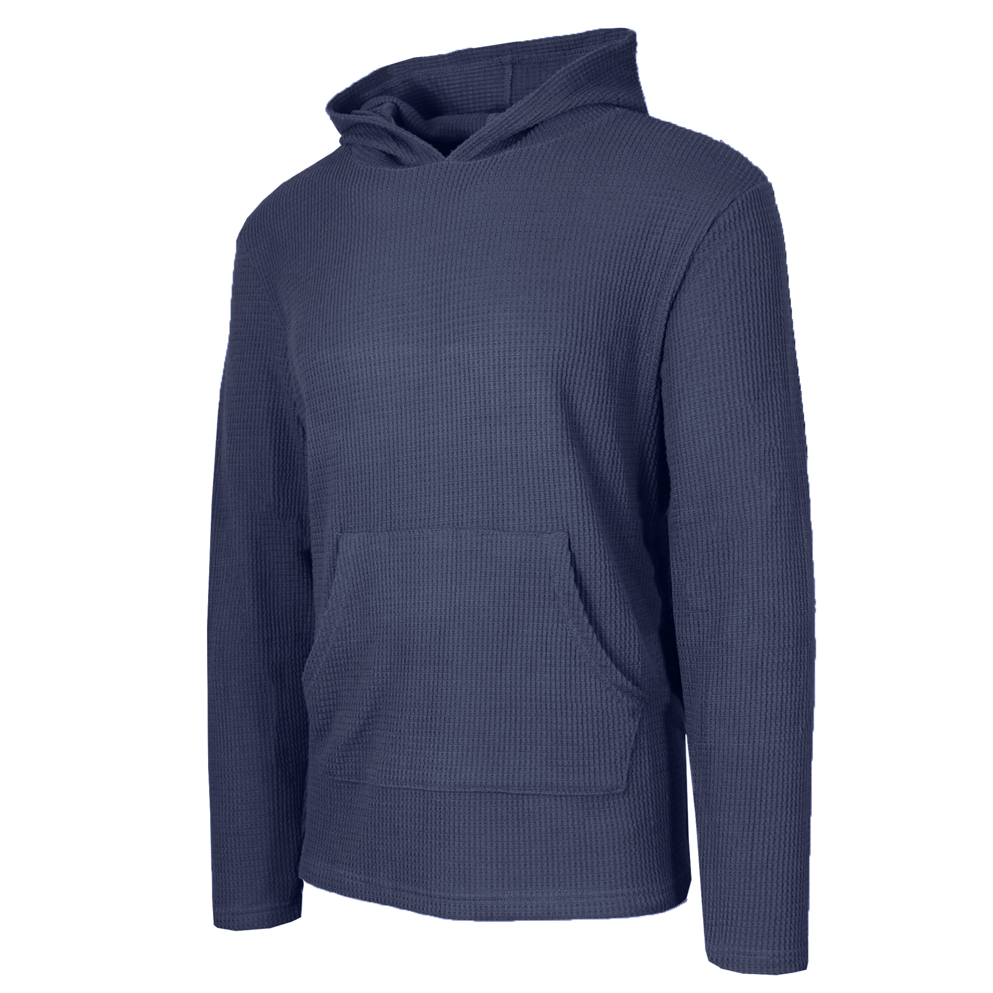 3Pk Mens Waffle Thermal Pullover Hoodie - Gallery 25