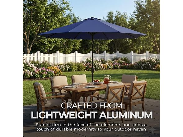 Four Seasons Courtyard 9-Foot Umbrella for Outdoor Table