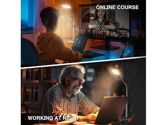 Anautin LED Desk Light With Stand, CRI97+ Selfie