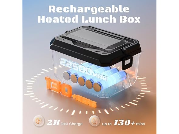 100W Heated Lunch Box for Adults