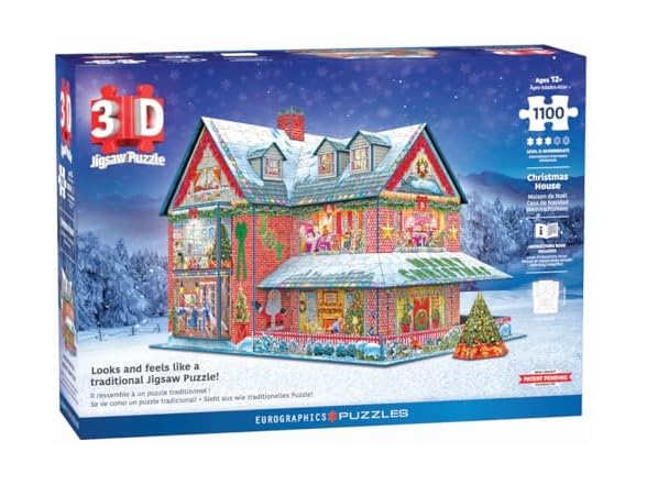 3D Puzzle - Christmas House