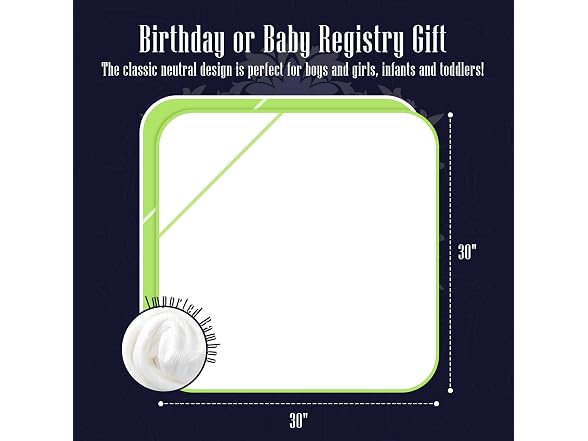 2 Pack Baby Bath Towel - Rayon Made
