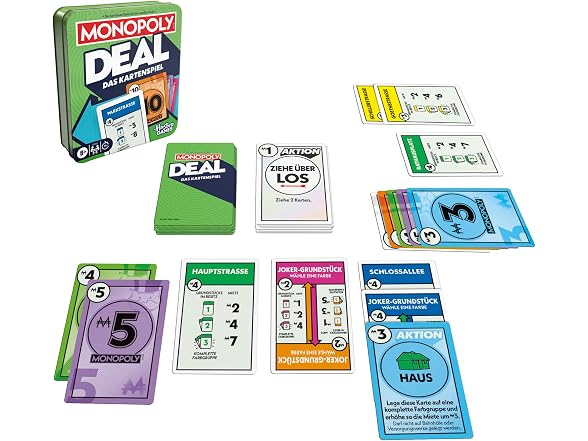 Monopoly Deal Card Game in a Storage
