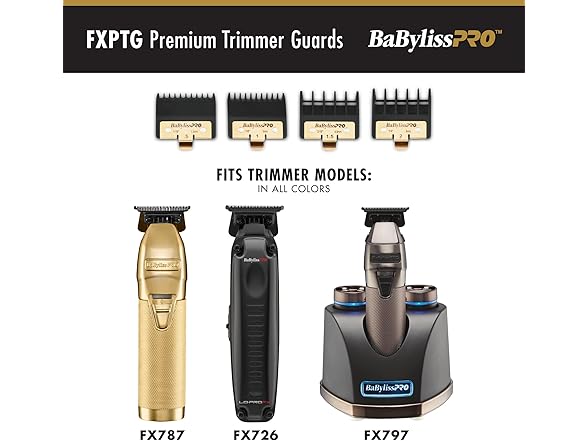 (2 Pack) BaBylissPRO Premium Trimmer Guards